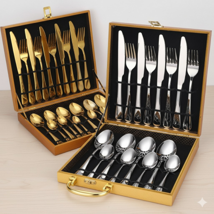 SET DE CUBIERTOS VIRREINAL 16 PCS